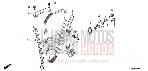 CATENA DISTRIBUZIONE/TENDICATENA CRF250LF di 2015